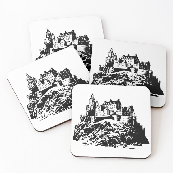 Item preview, Edinburgh Castle Scotland Rock Fortress Scottish Palace designed and sold by inkoutninja.