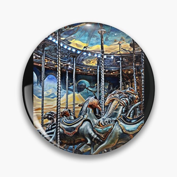 Item preview, Carousel in a Deep Galaxy - Vintage Art for Apparel & Décor designed and sold by Earth Nature Creations.