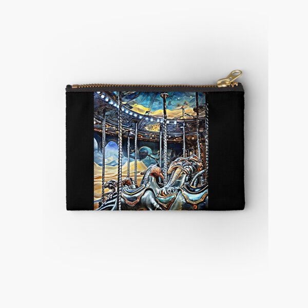 Item preview, Carousel in a Deep Galaxy - Vintage Art for Apparel & Décor designed and sold by Earth Nature Creations.