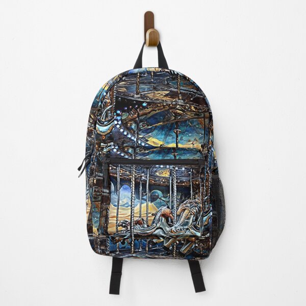 Item preview, Carousel in a Deep Galaxy - Vintage Art for Apparel & Décor designed and sold by Earth Nature Creations.
