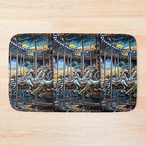 Item preview, Carousel in a Deep Galaxy - Vintage Art for Apparel & Décor designed and sold by Earth Nature Creations.