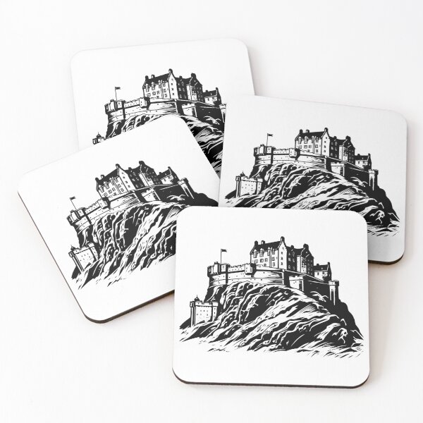Item preview, Edinburgh Castle Scotland Rock Fortress Scottish Palace designed and sold by inkoutninja.