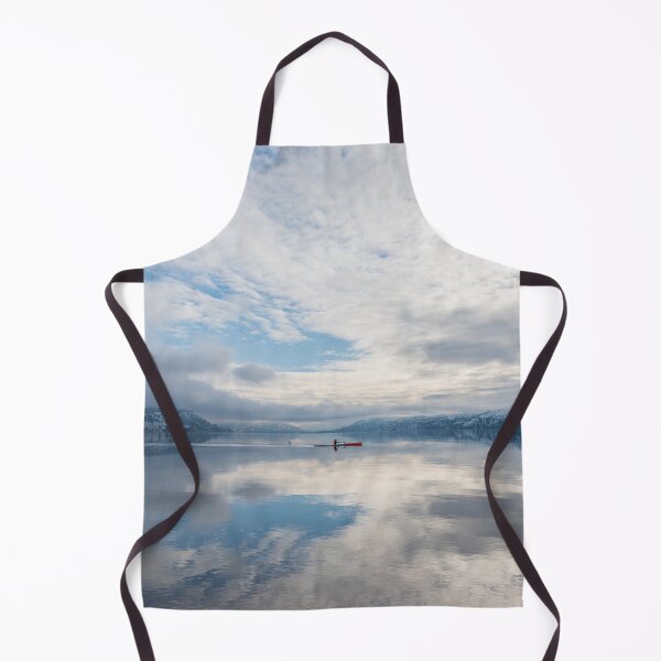 Item preview, Red Kayak on Winter Lake designed and sold by Amy Mitchell.
