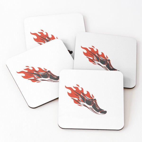 Item preview, Flaming Speed Sneaker Design | Bold Red Flames T-Shirt designed and sold by PRIME4YOU.