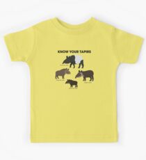 Know Your Tapirs Kids Tee