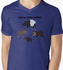 Know Your Tapirs Men's V-Neck T-Shirt
