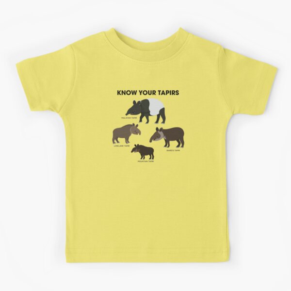 Item preview, Know Your Tapirs designed and sold by Peppermint Narwhal.