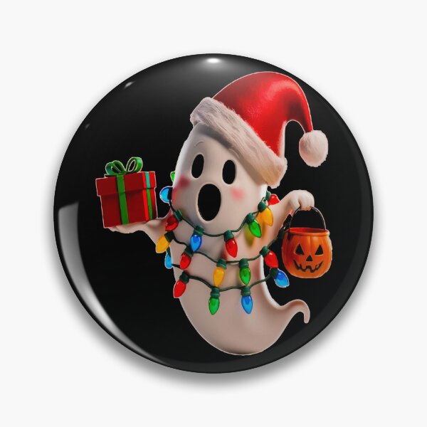 Item preview, Festive Ghost with Christmas Holiday Cheer designed and sold by Simplystik.