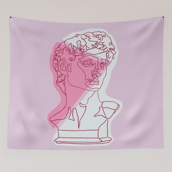 Item preview, Pink Bust Of Daivd designed and sold by BubblingStatic.