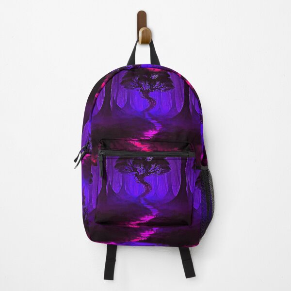 Item preview, Purple Tree of Life Stairway to a Magical Forest - Vintage Art for Clothing & Décor designed and sold by Earth Nature Creations.