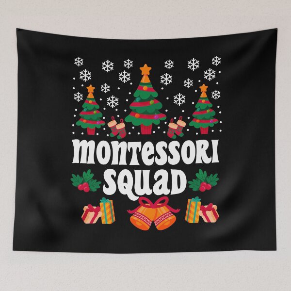 Item preview, Montessori Squad Funny Christmas T-shirt designed and sold by KGN  CREATIVITY.