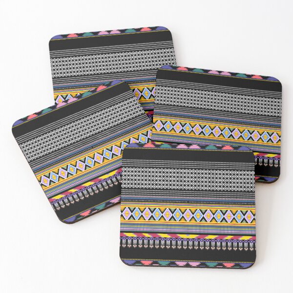 Item preview, The Charm of Black and White in Contemporary Tai Lue Patterns designed and sold by RachunCM.