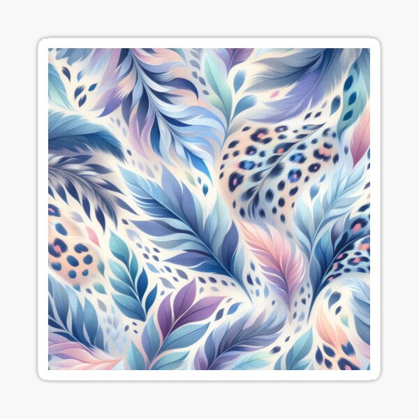 Item preview, Pastel Colorful Cute Bohemian Leopard Print designed and sold by SeaStarAlex.