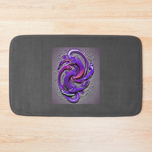 Item preview, Colorful Purple Swirl - Vintage Art for Apparel & Décor designed and sold by Earth Nature Creations.