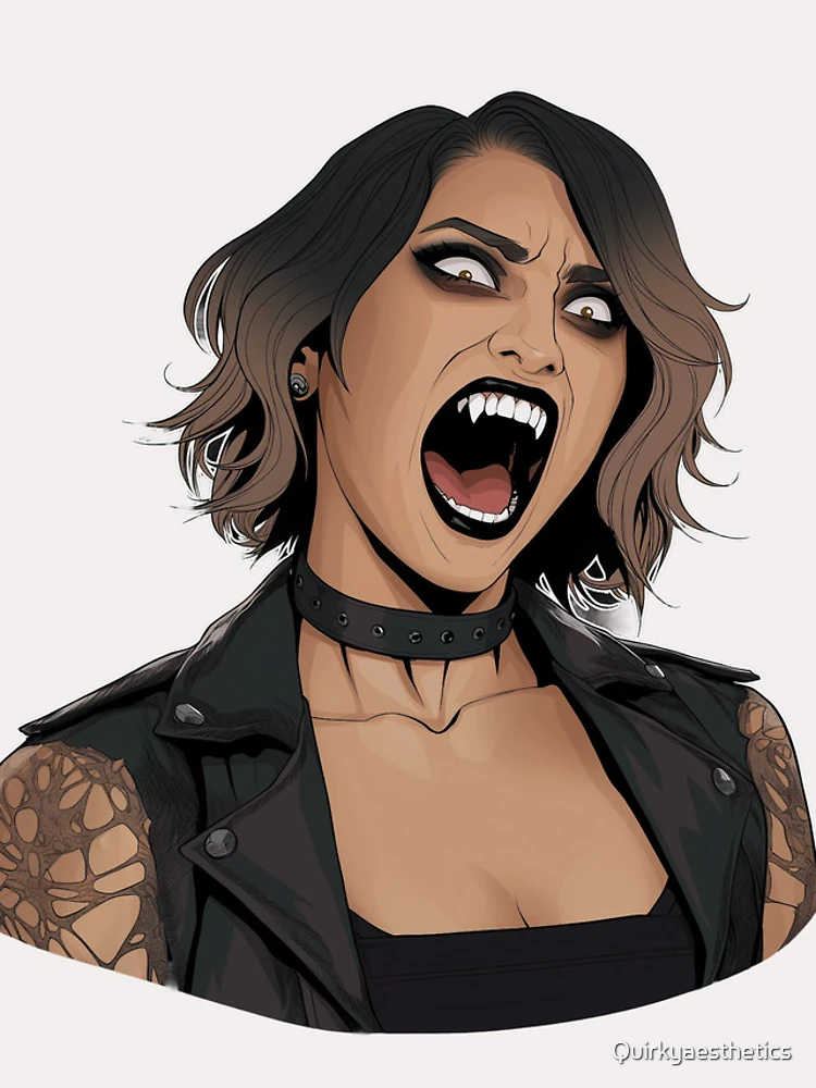 Thumbnail 4 of 4, Samsung Galaxy Phone Case, Vampire Rhea Ripley inspired avatar designed and sold by Quirkyaesthetics.