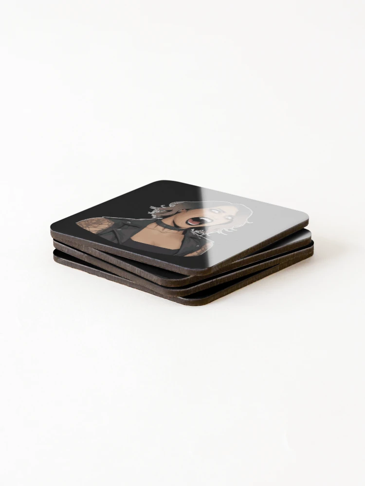 Thumbnail 4 of 5, Coasters (Set of 4), Vampire Rhea Ripley inspired avatar designed and sold by Quirkyaesthetics.