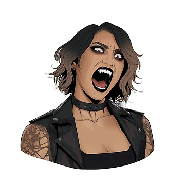 Artwork thumbnail, Vampire Rhea Ripley inspired avatar by Quirkyaesthetics