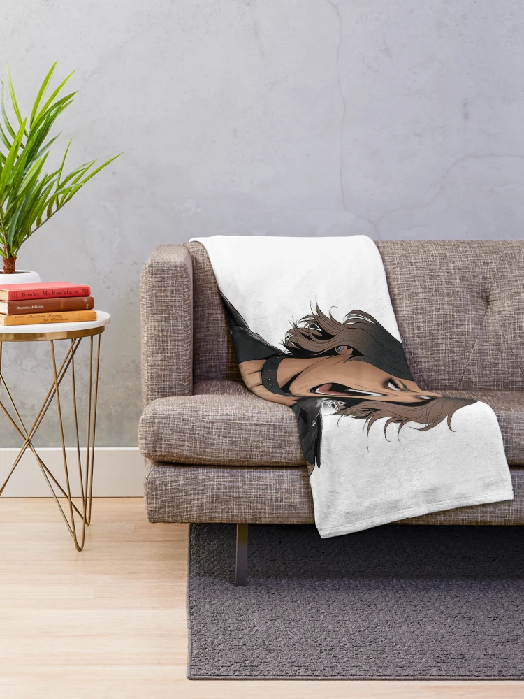 Thumbnail 2 of 6, Throw Blanket, Vampire Rhea Ripley inspired avatar designed and sold by Quirkyaesthetics.