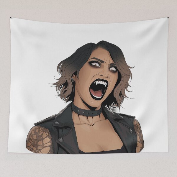 Item preview, Vampire Rhea Ripley inspired avatar designed and sold by Nowshin Tasnim.
