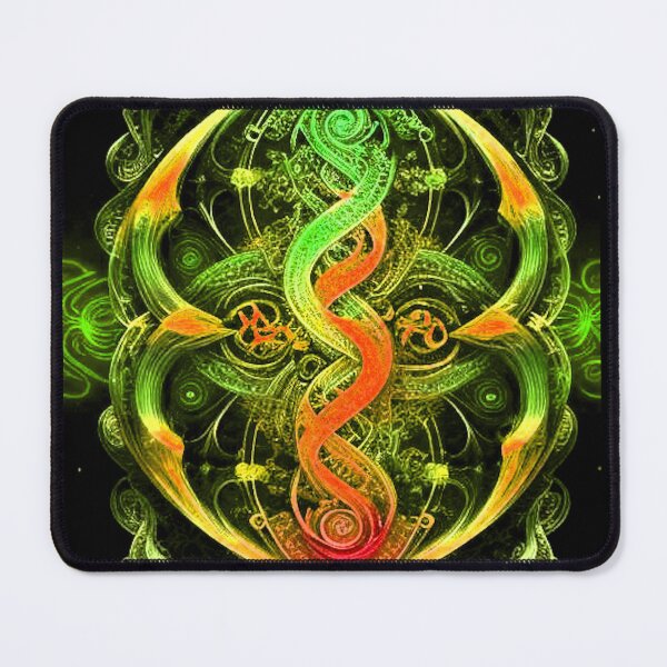 Item preview, Green Cosmic Swirl - Vintage Art for Apparel & Décor designed and sold by Earth Nature Creations.