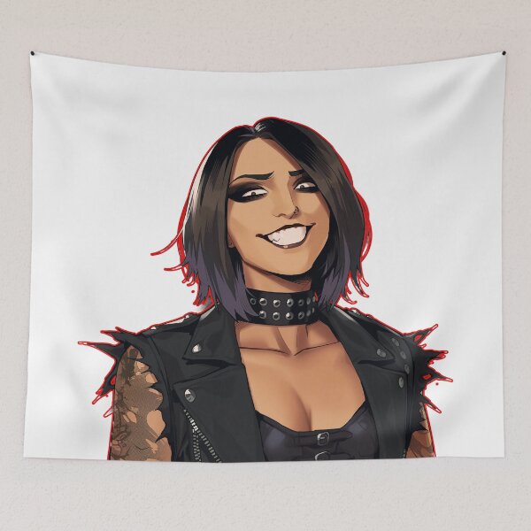 Item preview, Goth themed Rhea Ripley inspired avatar designed and sold by Nowshin Tasnim.