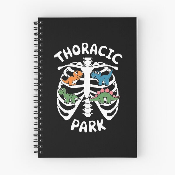 Item preview, Thoracic Park Dinosaur Ribcage Design - Playful Anatomy Art designed and sold by love3617.