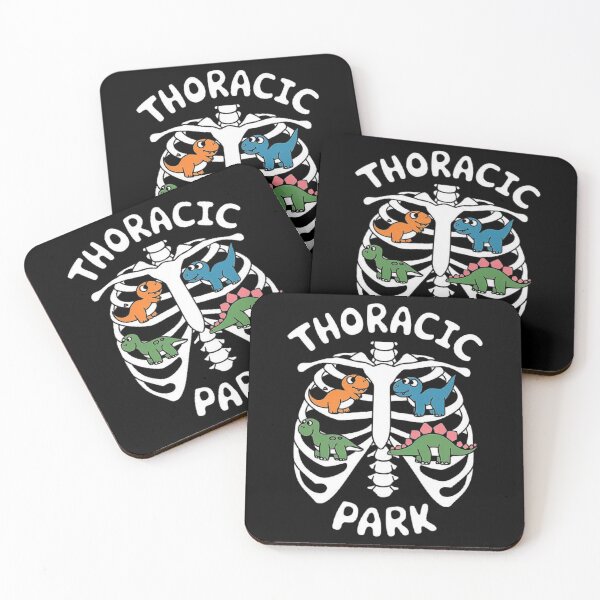 Item preview, Thoracic Park Dinosaur Ribcage Design - Playful Anatomy Art designed and sold by love3617.