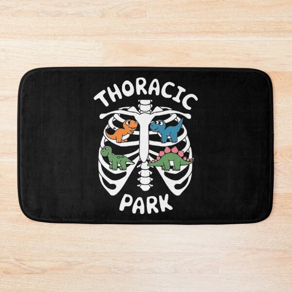 Item preview, Thoracic Park Dinosaur Ribcage Design - Playful Anatomy Art designed and sold by love3617.