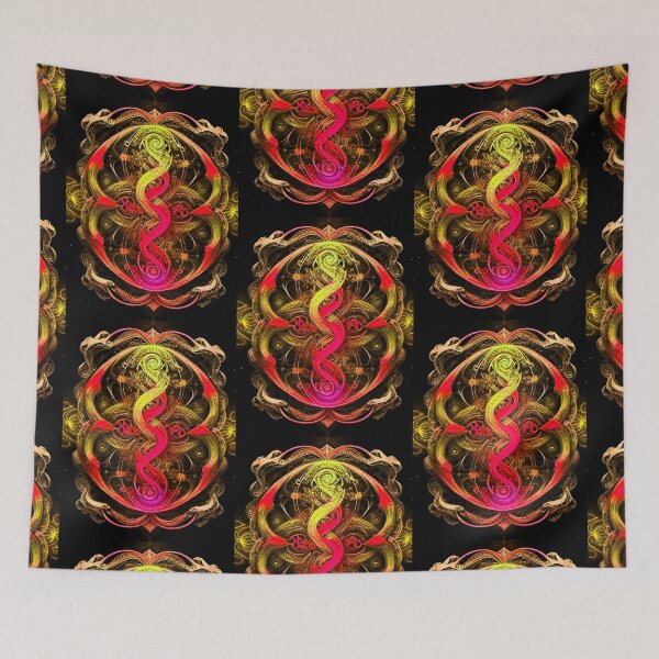 Item preview, Golden Cosmic Swirl - Vintage Art for Apparel & Décor designed and sold by Earth Nature Creations.