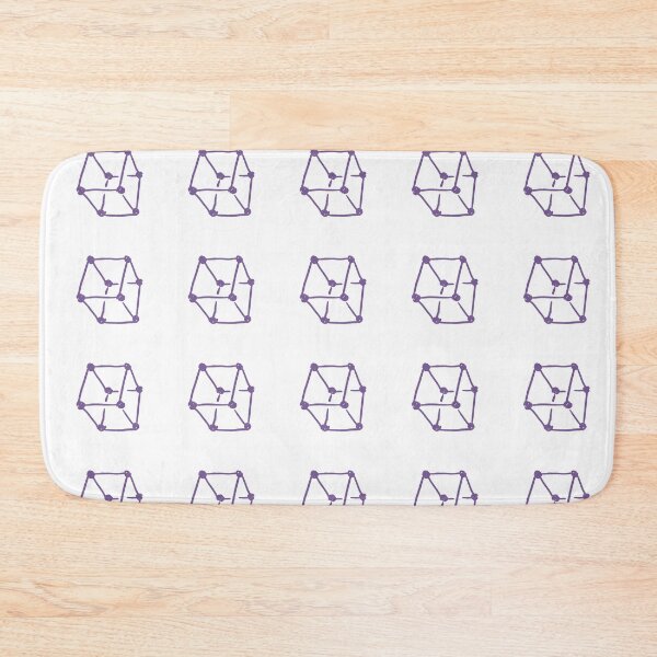 Item preview, Retro Cube Purple Grape designed and sold by MagentaTwilight.