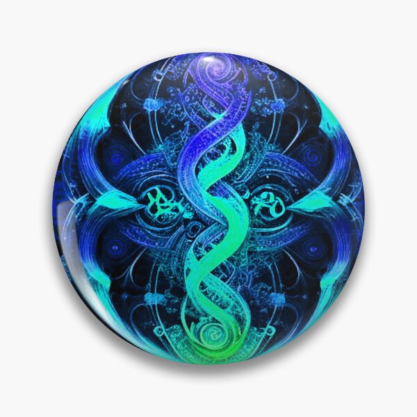 Item preview, Indigo Cosmic Swirl - Vintage Art for Apparel & Décor designed and sold by Earth Nature Creations.