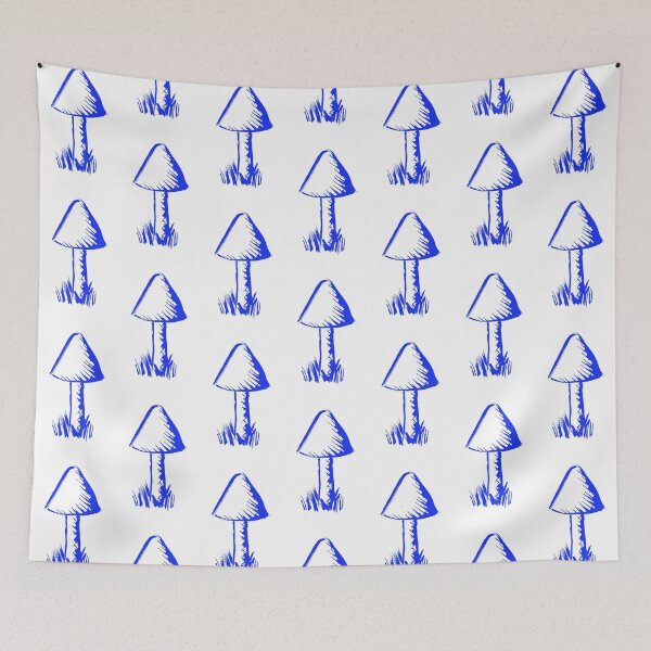 Item preview, Toadstool Positive Royal Blue designed and sold by MagentaTwilight.