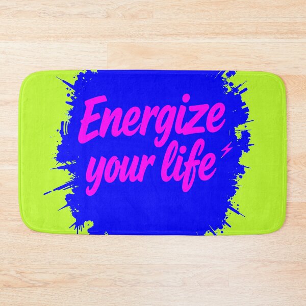 Item preview, Energize Your Life Positive Motivational Quote designed and sold by TheArtOfPat.