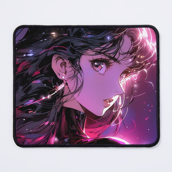 Item preview, Elegant Radiant Neon Anime Girl designed and sold by bubblegoth.