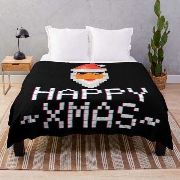 Item preview, 8 bit pixel art Santa Claus - Happy Christmas designed and sold by messy-nessie.
