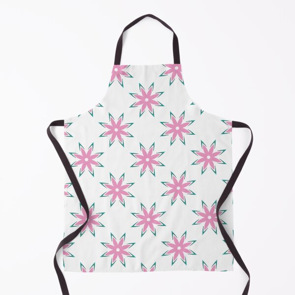 Item preview, Pink Daisy Shape With Green Accents designed and sold by KeksWorkroom.