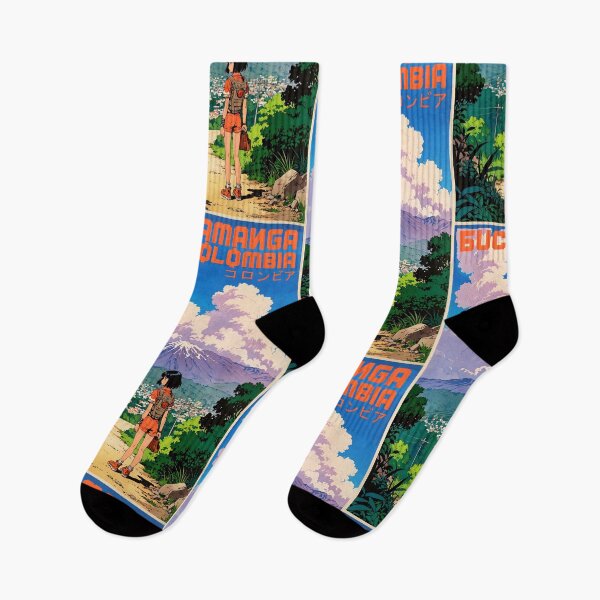 Item preview, Bucaramanga Colombia Retro Anime Girl 80s Vintage Travel designed and sold by Retro-Anime9.