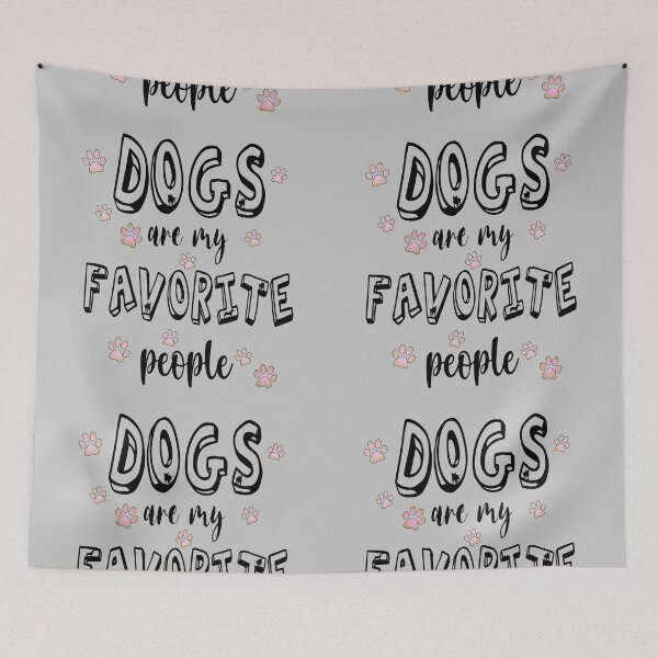 Item preview, Dogs are my favorite people designed and sold by AlexGrafs.