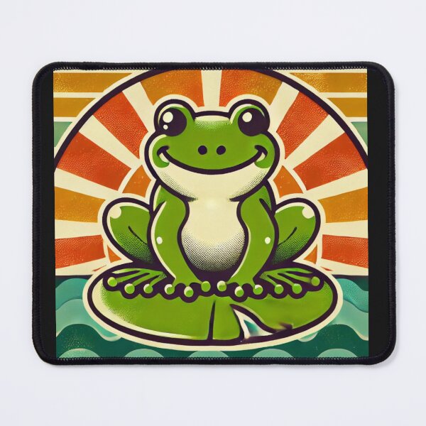 Item preview, "Retro Frog Bliss" designed and sold by taworn.