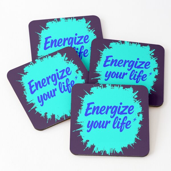 Item preview, Energize Your Life Positive Motivational Quote designed and sold by TheArtOfPat.
