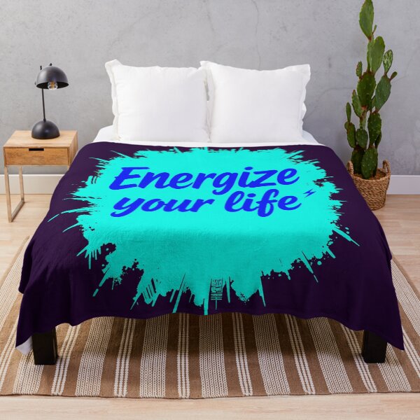 Item preview, Energize Your Life Positive Motivational Quote designed and sold by TheArtOfPat.