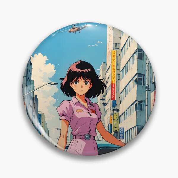 Item preview, Buenos Aires Argentina Retro Anime Girl 80s Vintage Travel designed and sold by Retro-Anime9.