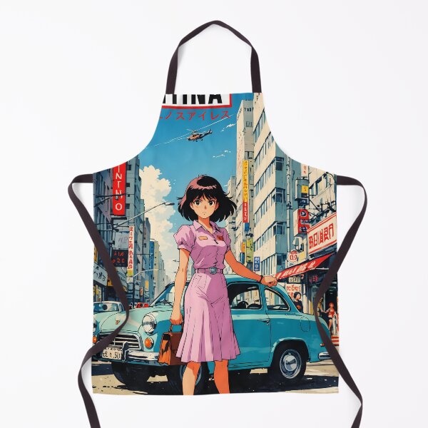 Item preview, Buenos Aires Argentina Retro Anime Girl 80s Vintage Travel designed and sold by Retro-Anime9.