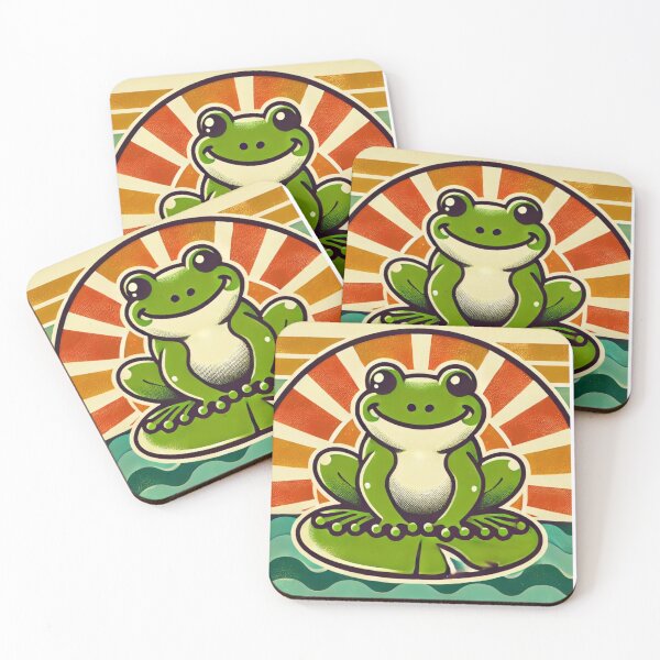 Item preview, "Retro Frog Bliss" designed and sold by taworn.