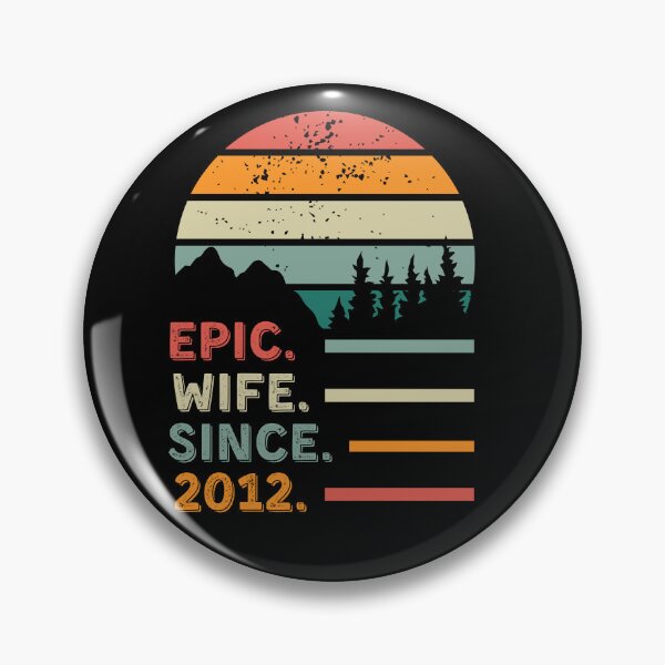 Item preview, 13th Wedding Anniversary for Her Epic Wife Since 2012 designed and sold by Mozaic Clothes.
