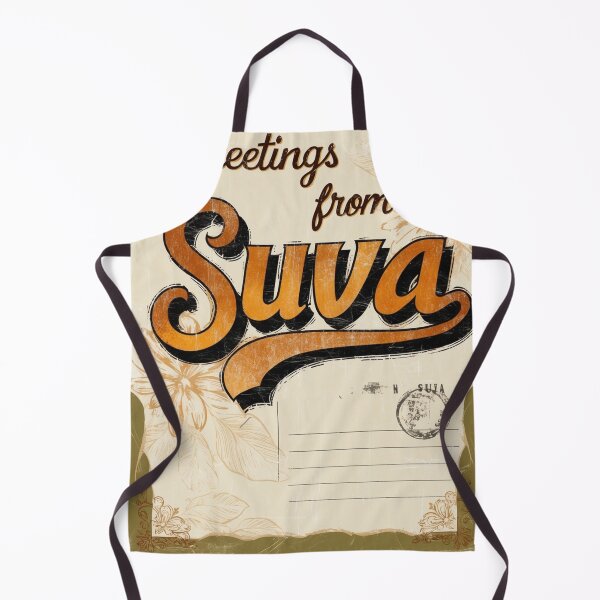 Item preview, Suva Fiji Vintage Travel Retro Postcard Design designed and sold by TravelPostcardGems.