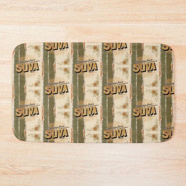 Item preview, Greetings from Suva Fiji Vintage Travel Retro Postcard Design designed and sold by TravelPostcardGems.