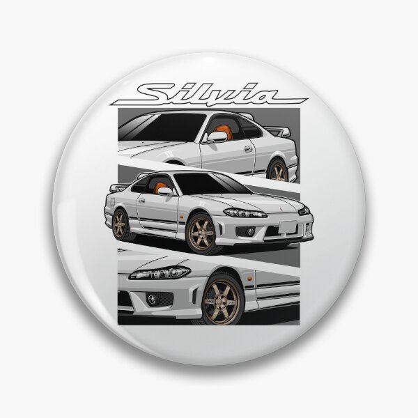 Item preview, White S15 Nissan Silvia designed and sold by vektoranda.
