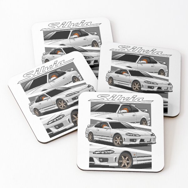 Item preview, White S15 Nissan Silvia designed and sold by vektoranda.
