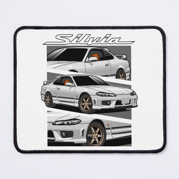 Item preview, White S15 Nissan Silvia designed and sold by vektoranda.